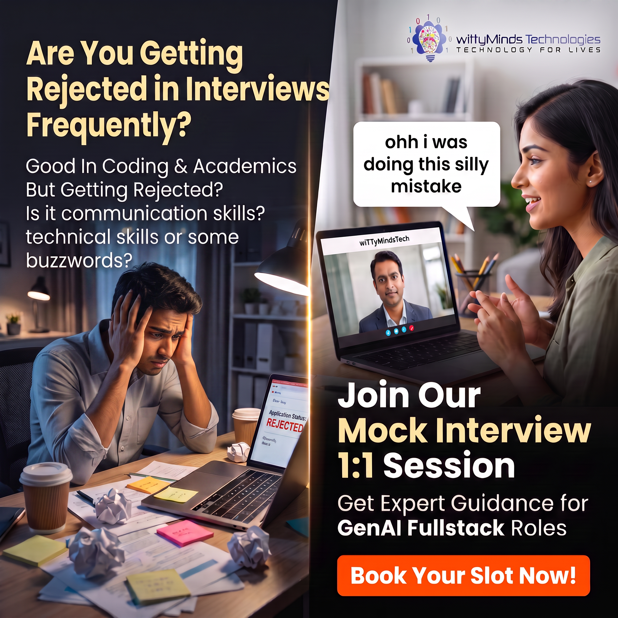 Mock interview session